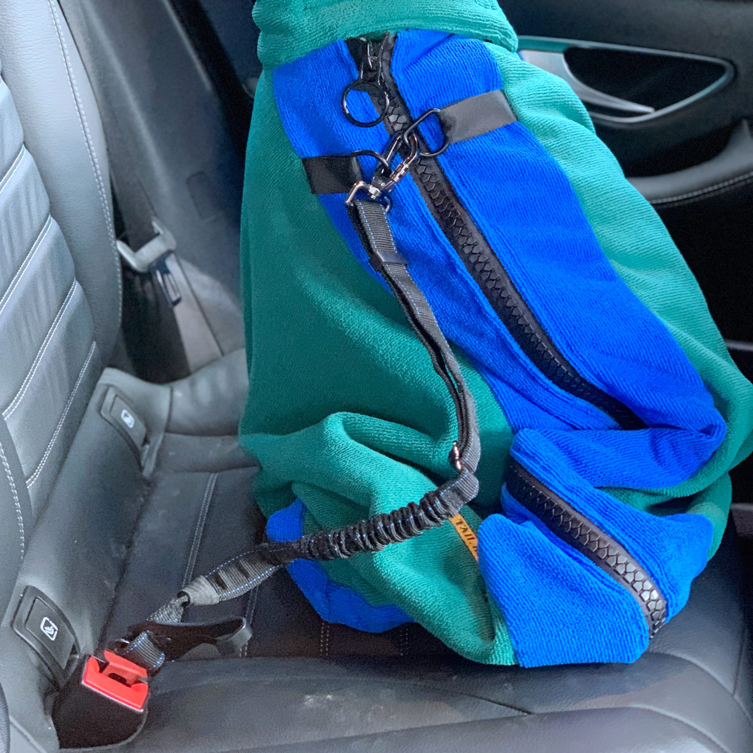 dog drying bag green3 dog drying bag green